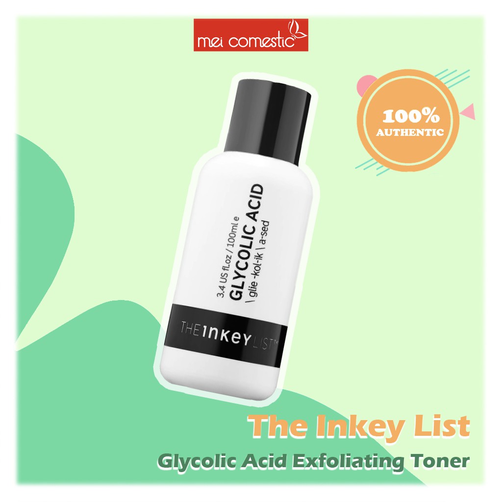 Nước Hoa Hồng The INKEY List Glycolic Acid Exfoliating Toner 100ml