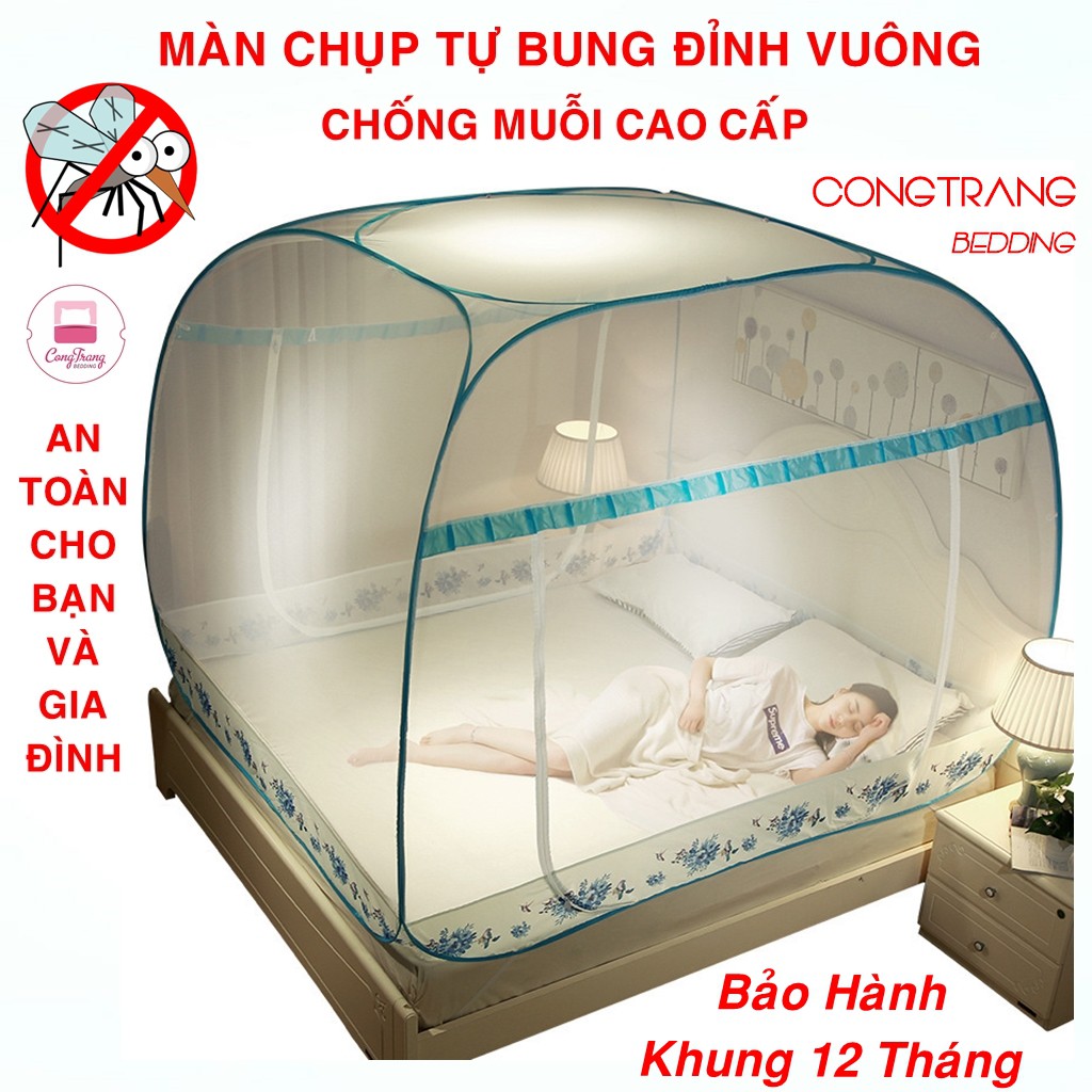 Màn chụp đỉnh Vuông cao cấp /1,6m X 2m/2m X 2,2m Hàng Cao Cấp - Bảo Hành 1 năm