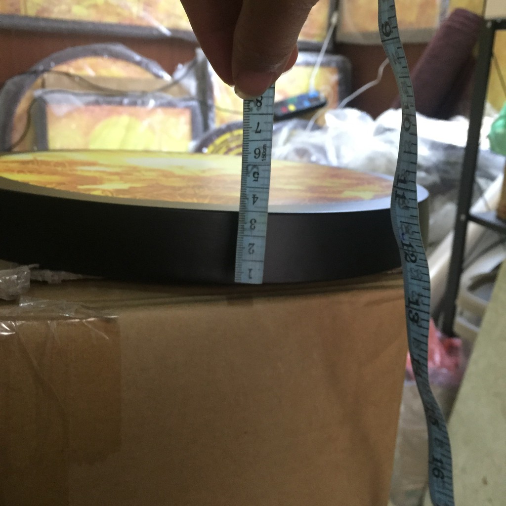 Sx -  Đèn Hào Quang 198, khung sắt, Đường kính 30cm  [ tượng phật bà quan âm