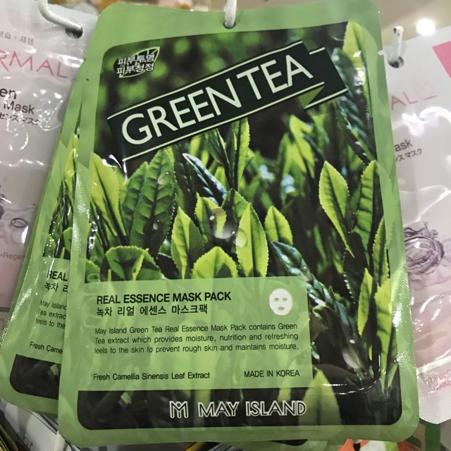 Mặt nạ chiết xuất trà xanh- May Island #Green Tea