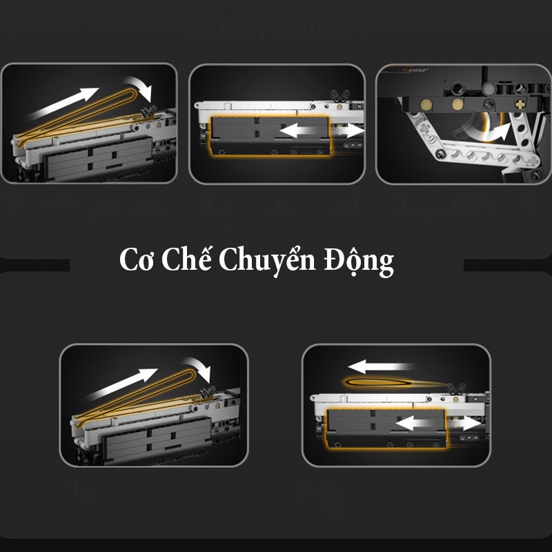 Đồ Chơi Lắp Ráp Mô Hình PUBG Freefire Sóc Lọ CaDa C81052 Với 880 Chi Tiết