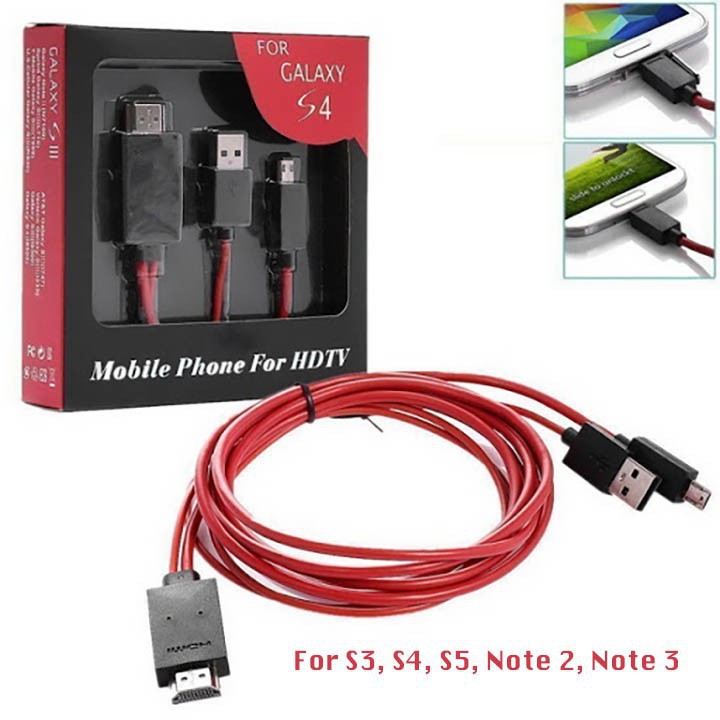 Kết nối điện thoại android với tivi HDMI