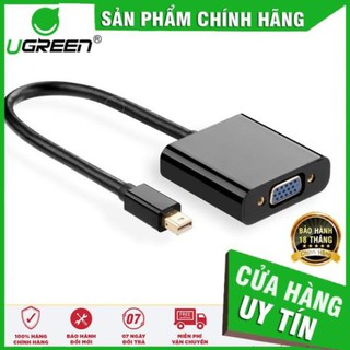 Cáp chuyển Mini Displayport to VGA Ugreen 10459 (đen) ✔HÀNG CHÍNH HÃNG ✔