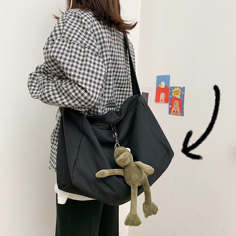 túi ếch màu xanh