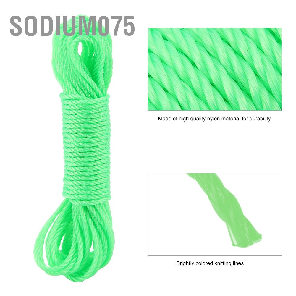 Sodium075 10m Gardening Garden Rope Nylon Climbing Traction Tying