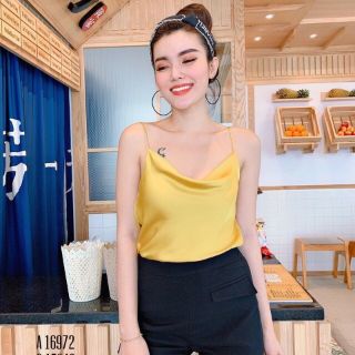 ÁO PHI 2 DÂY LỤA CỔ ĐỔ( VIDEO THẬT SP)