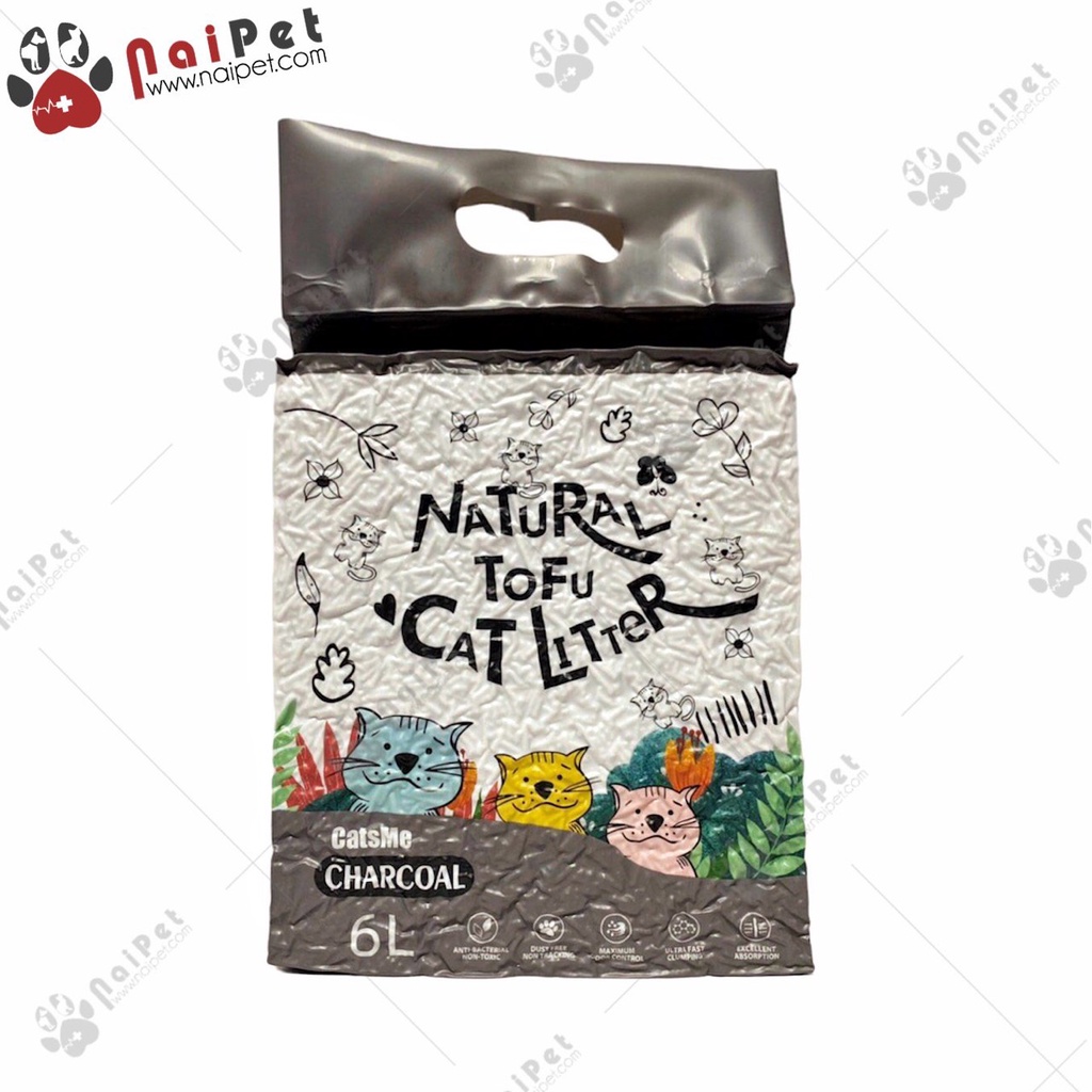 Cát Vệ Sinh Cát Đậu Nành Cho Thú Cưng Natural Tofu Cat Litter Cats Me 6L