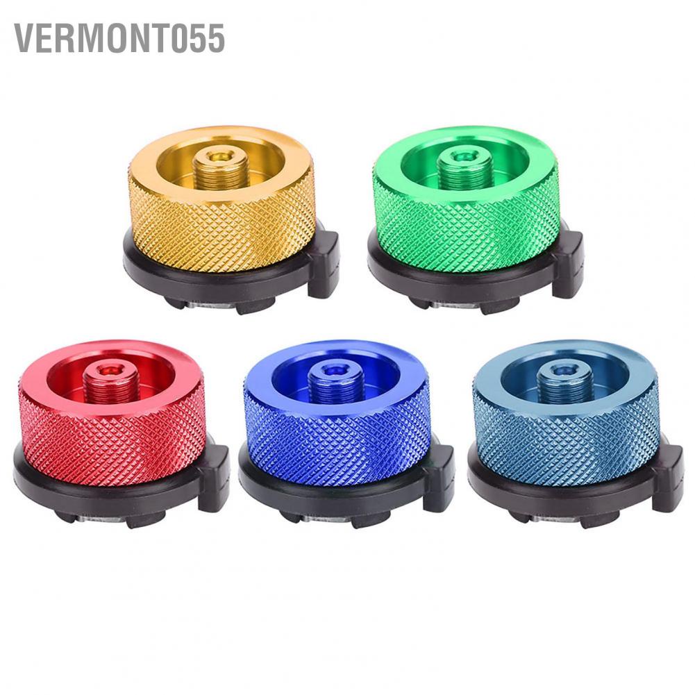 Vermont055 Outdoor Stove Burners Adaptor Input Screw Type Converter Connector Valve Gas Tank Adapter