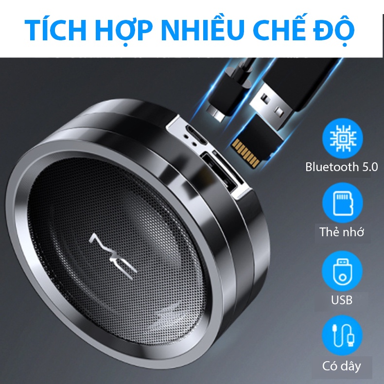 [Mã ELHACE giảm 4% đơn 300K] Loa bluetooth mini Coputa loa nghe nhạc nhiều chế độ thẻ nhớ, usb A7