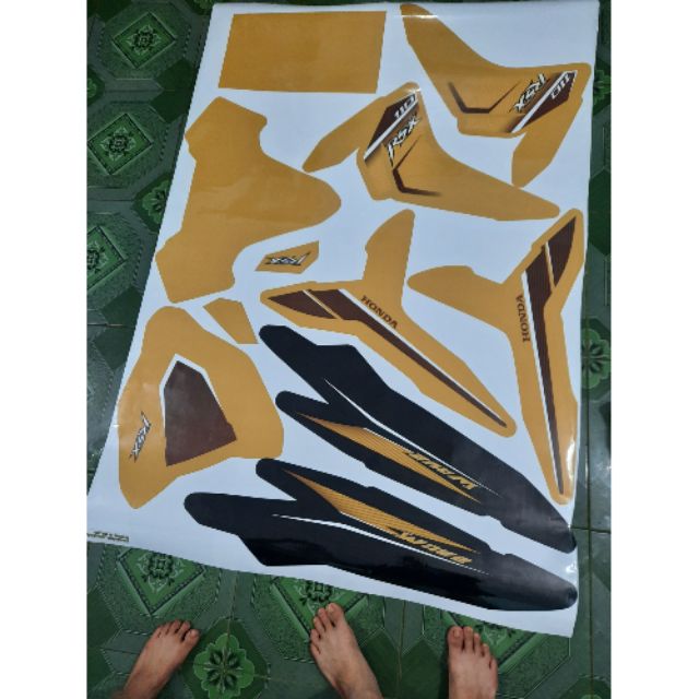 Tem trùm dán xe Wave rsx đặt in