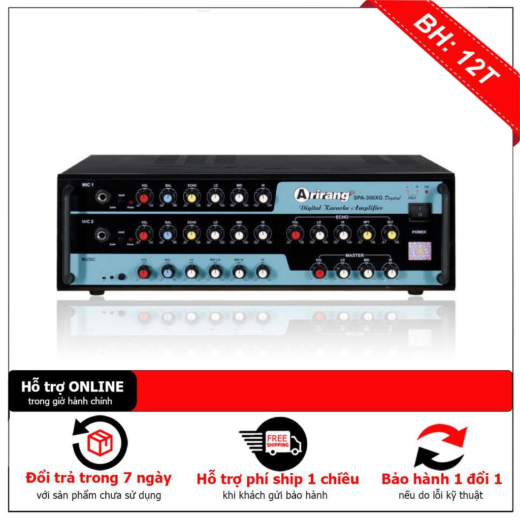 [ Giảm giá 10%] Ampli Karaoke Arirang SPA 306XG Digital - hàng chất lượng