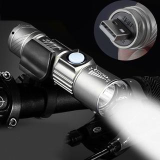 ✪Gustavoo✪ Adjustable LED Zoom 3000LM MINI USB Rechargeable Flashlight Torch Portable