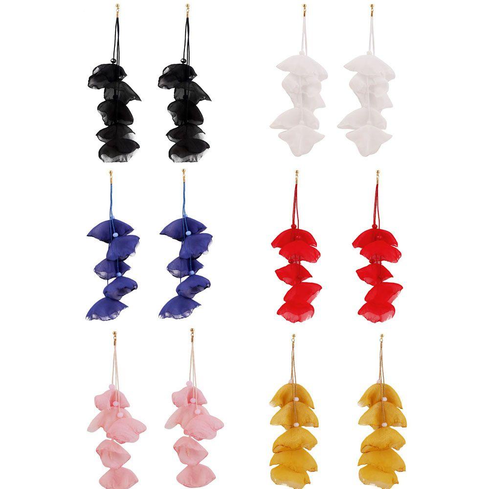 Bông Tai Dáng Dài Nhiều Lớp Thiết Kế Lãng Mạn Thời Trang Cho Nữ