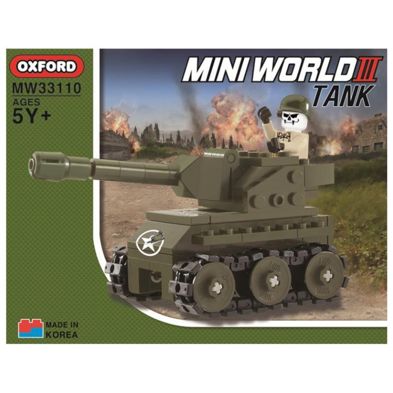 Lego Xe Tăng Quân Đội - Đồ Chơi Lắp Ráp Xe Tăng MW33110 gồm 153 Miếng Nhựa ABS Cao Cấp - Rèn Luyện Tư Duy