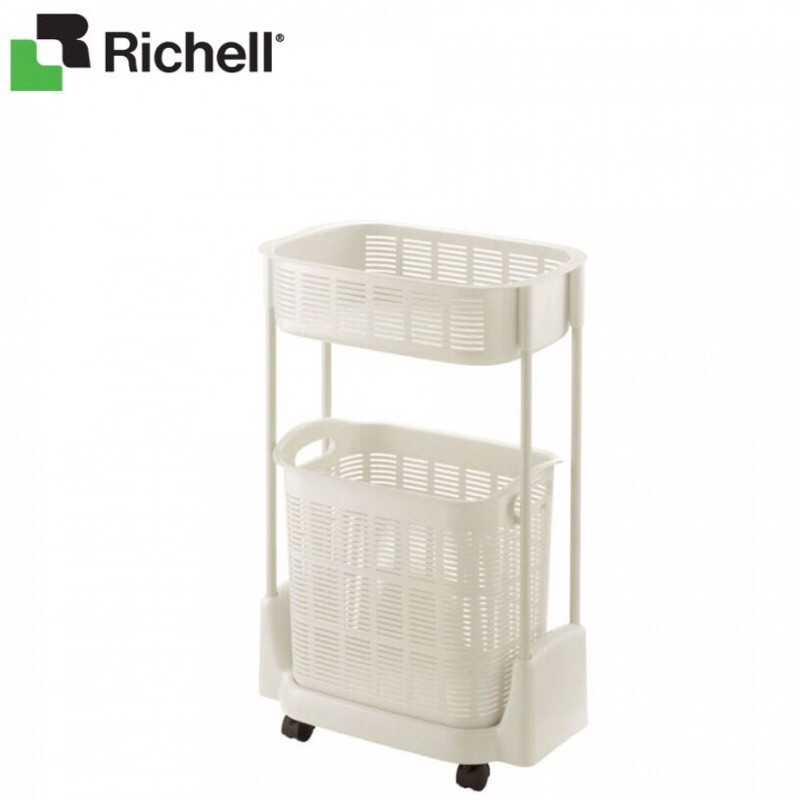 Xe Để Đồ Giặt Richell 2 Tầng N Trắng