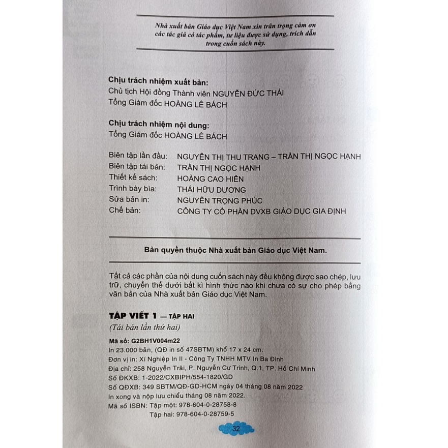 Tập Viết lớp 1 tập 2 và Bút Chì 2B loại tốt