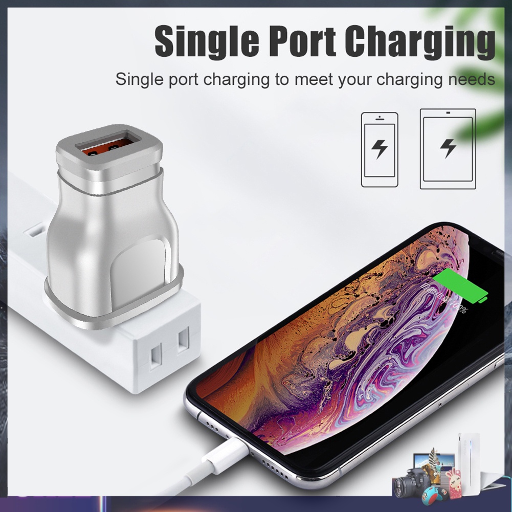 Củ sạc nhanh USB thích hợp cho Huawei iPhone Samsung