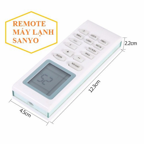 Remote máy lạnh SANYO - hàng loại tốt