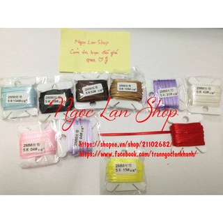 Ruy băng siêu nhỏ, size 2mm