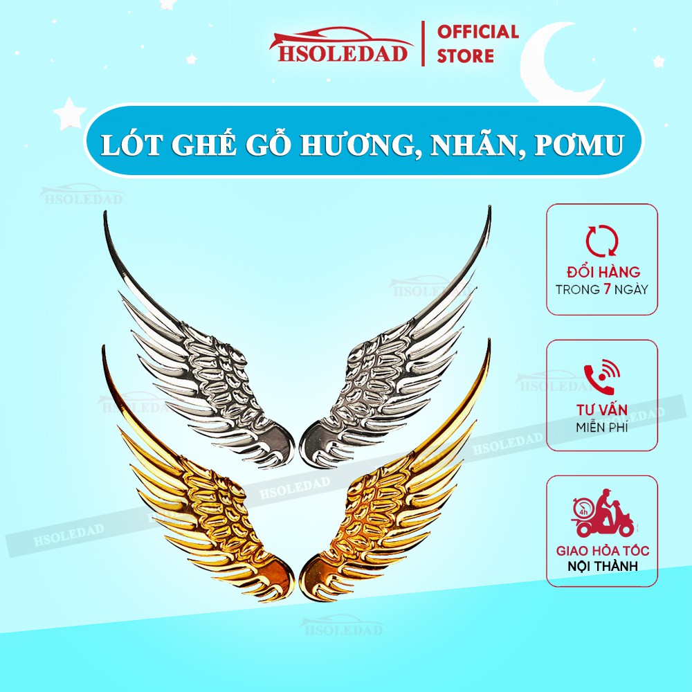 Kho sỉ Đôi cánh dán trang trí logo hãng ô tô