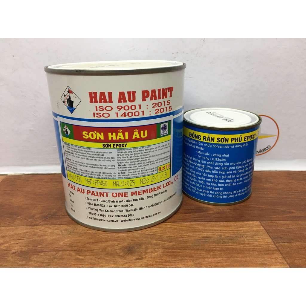 Sơn Epoxy Hải Âu màu đen EP 450 1L