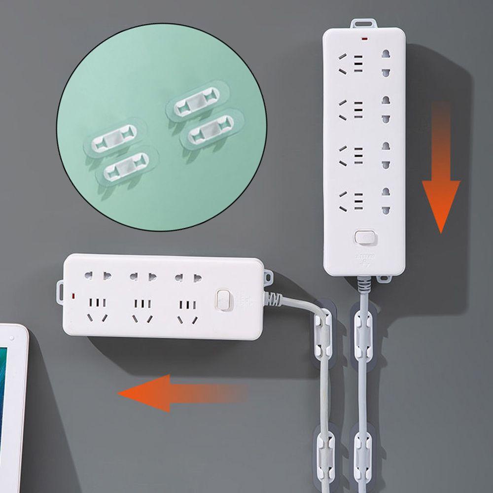 KUNHEV Set 10 / 20 / 30 Kẹp Cố Định Dây Cáp Tự Dính Tiện Dụng