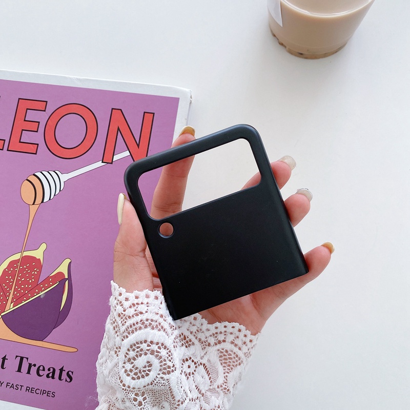 Ốp Điện Thoại PC Cứng Nhám Siêu Mỏng Chống In Dấu Vân Tay Cho Samsung Galaxy Z Flip4 5G Flip 3 ZFlip1 / 2