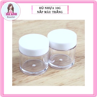 Hũ nhựa 10g chiết mỹ phẩm - hũ đựng kem - chai lọ mỹ phẩm - hũ đựng bột