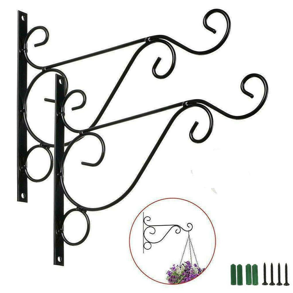 Móc Treo Chậu Cây Gắn Tường Bằng Kim Loại Phong Cách Retro