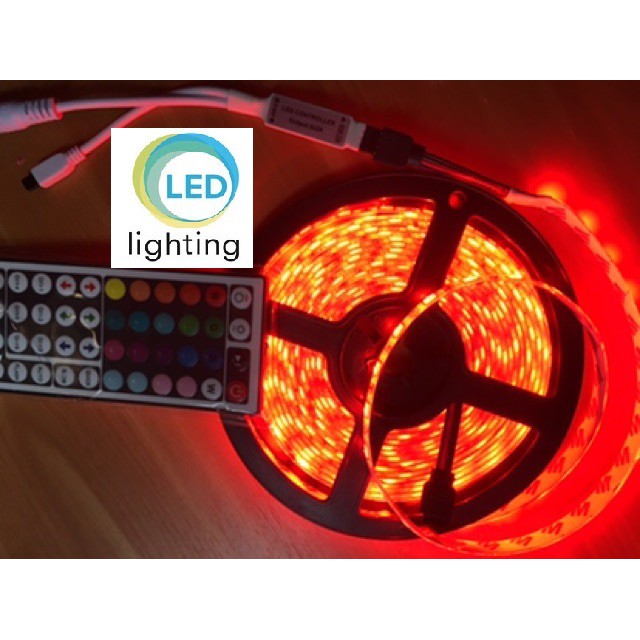COMBO LED GRB 5050 TRỘN MÀU ĐẦY ĐỦ _DÂY LED +ĐIỀU KHIỂN 44 PHÍM+NGUỒN 12V