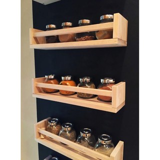 Kệ chữ U treo tường decor gỗ tự nhiên