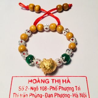 Vòng dâu tằm gốc xịn mix Heo vàng cho bé sn 2019