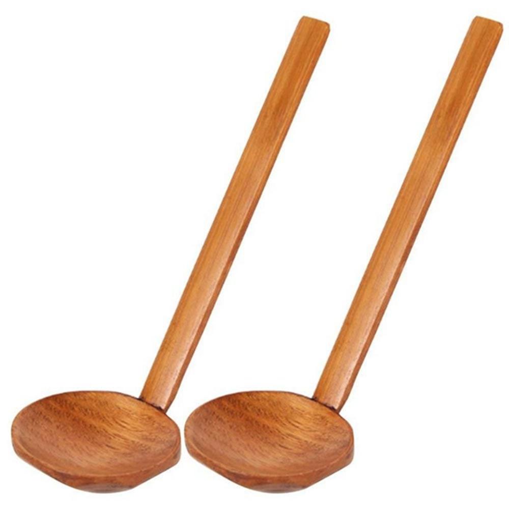 Muỗng Gỗ Cán Dài Phong Cách Nhật Bản