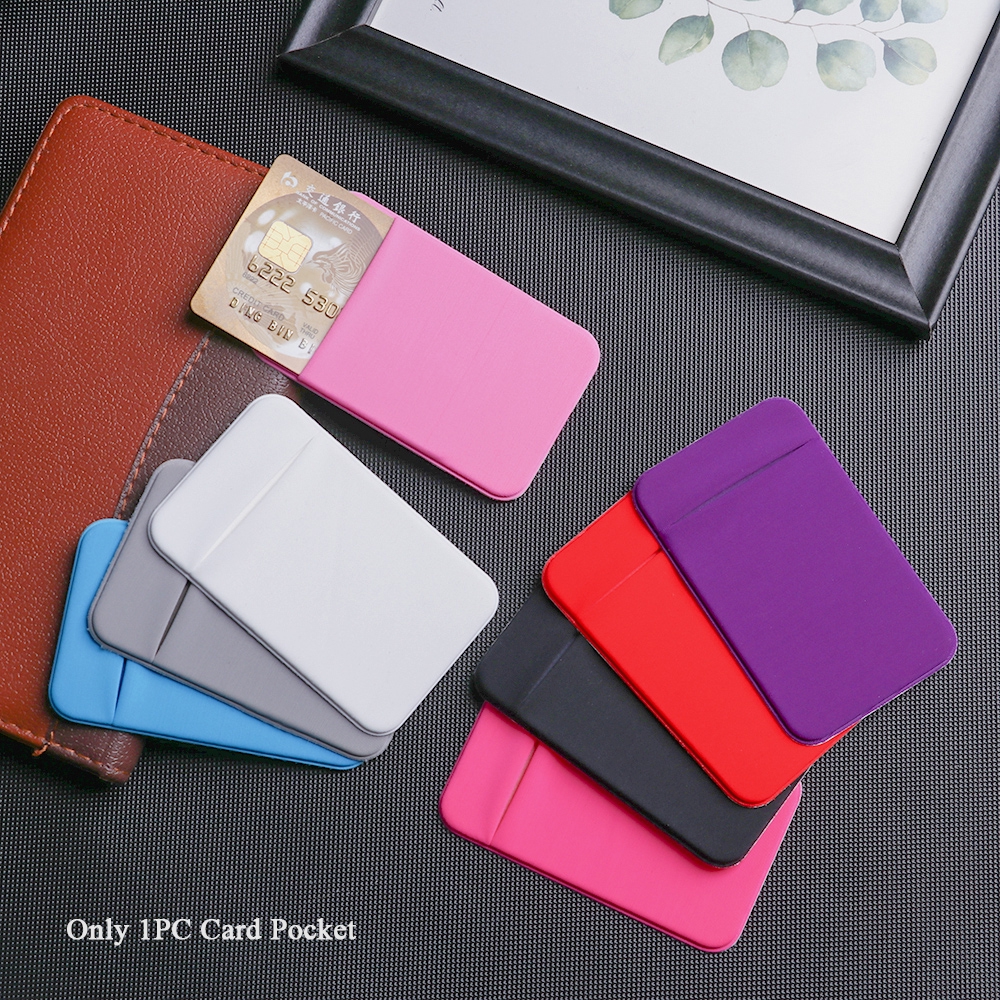 Ngăn đựng thẻ co giãn gắn trên điện thoại