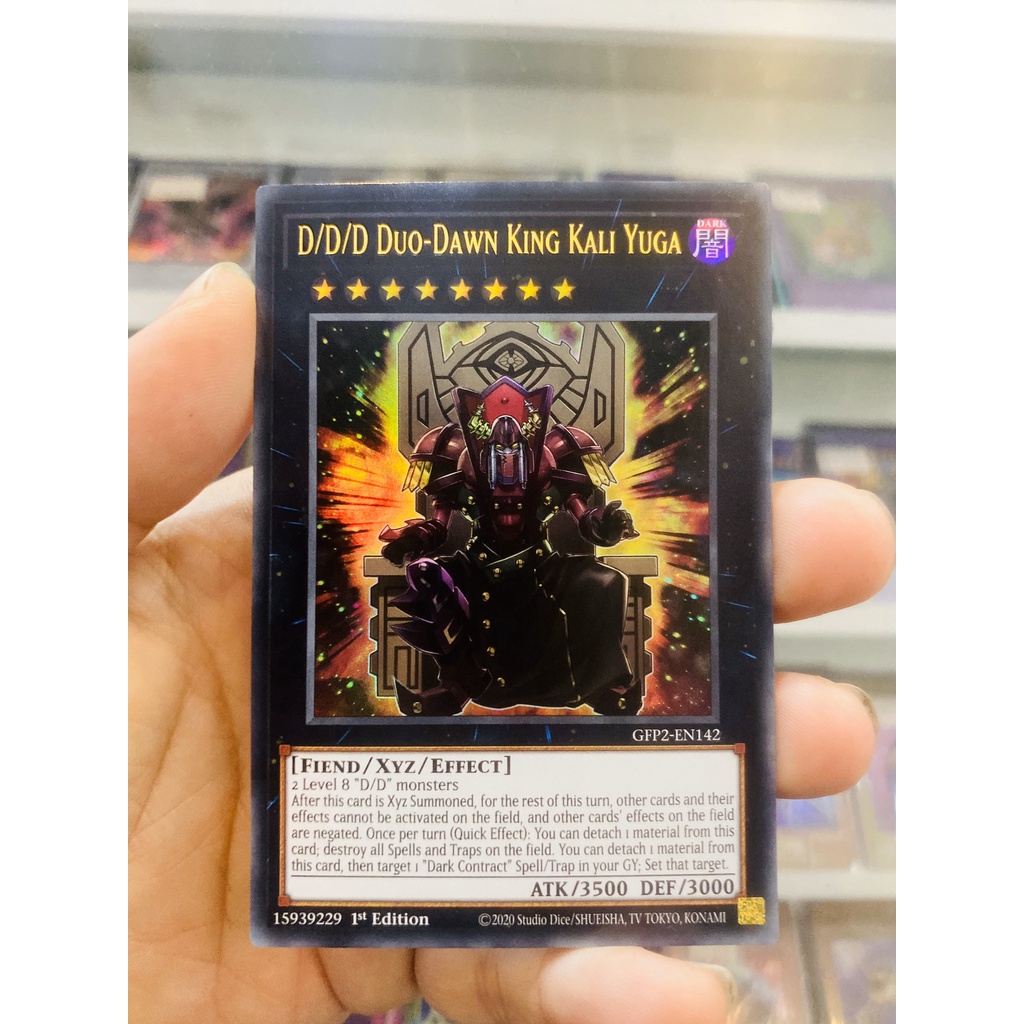 Thẻ Bài YugiOh! Mã GFP2-EN142 - D/D/D Duo-Dawn King Kali Yuga - Ultra Rare - 1st Edition