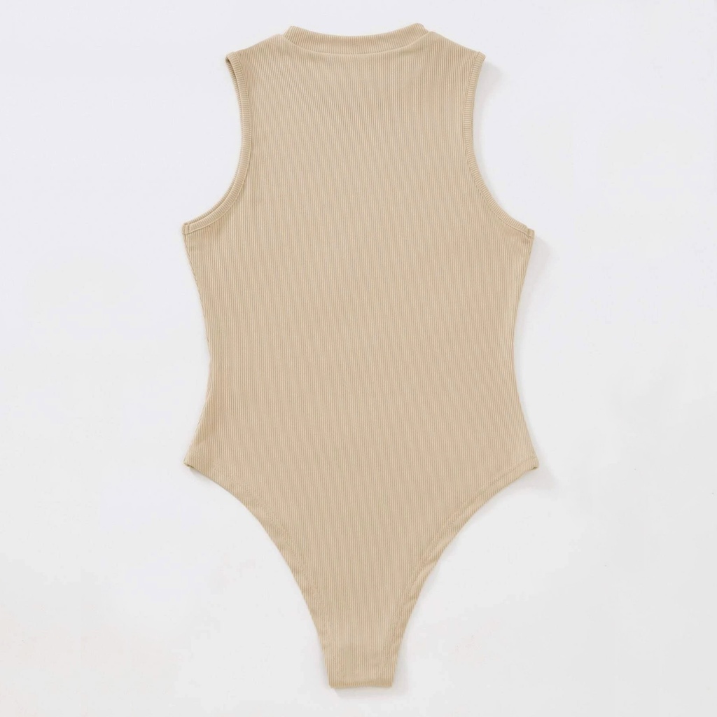 Bodysuit nữ ba lỗ gân trơn phong cách Âu Mỹ BB01 | BigBuy360 - bigbuy360.vn