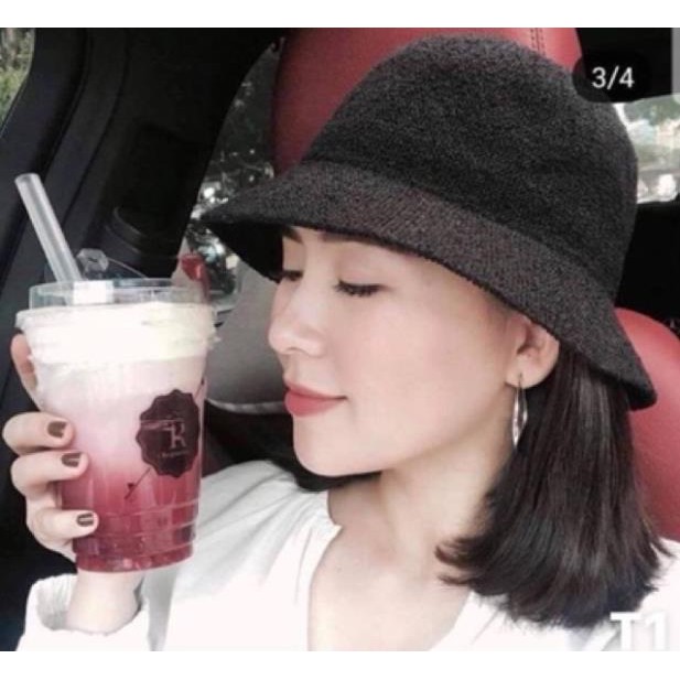 Mũ cói Hàn quốc xinh xắn