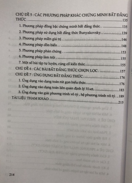 Sách - Các chủ đề Bất đẳng thức ôn thi vào Lớp 10