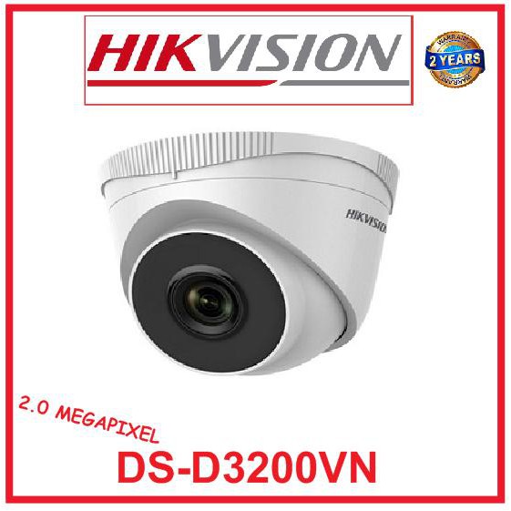 Camera PoE Ip Dome 2MP HIKVISION DS-D3200VN