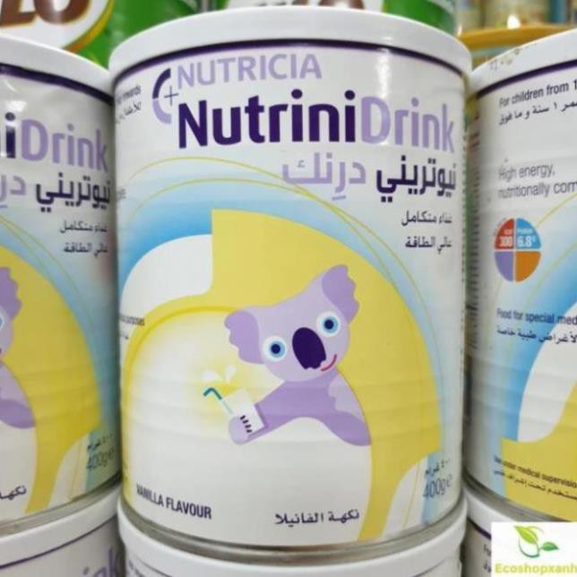 Combo 3 Lon Sữa bột NutriniDrink nhập khẩu nguyên lon từ Đức 400g DATE 2021