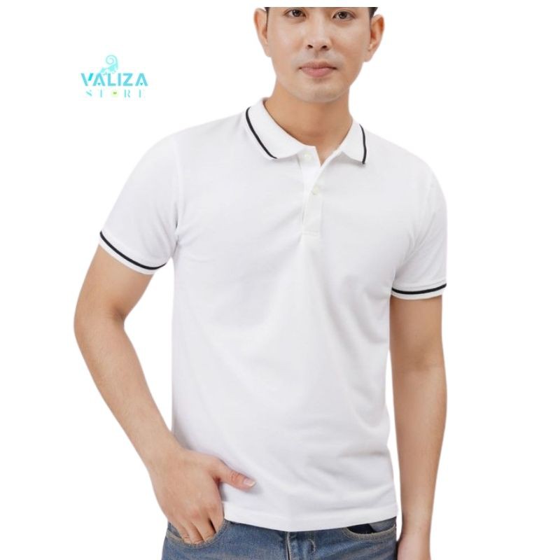 Áo Phông Thun Nam có cổ bẻ đẹp tay ngắn áo Polo cao cấp giá rẻ VALIZA |AT02| | BigBuy360 - bigbuy360.vn
