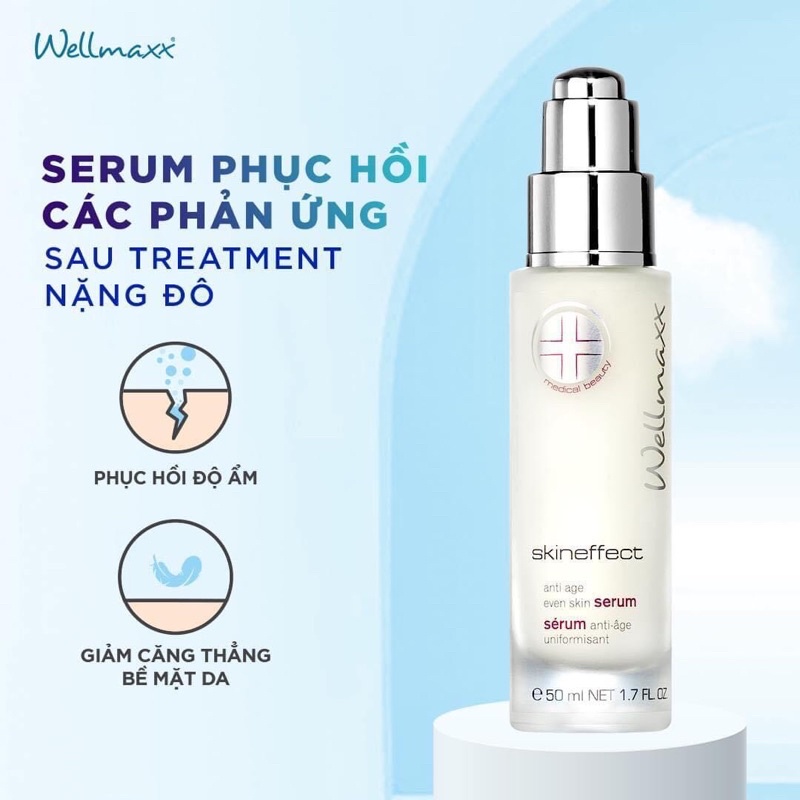 Serum cho da nhạy cảm và chống lão hoá Wellmaxx Skineffect Anti Age Even Skin