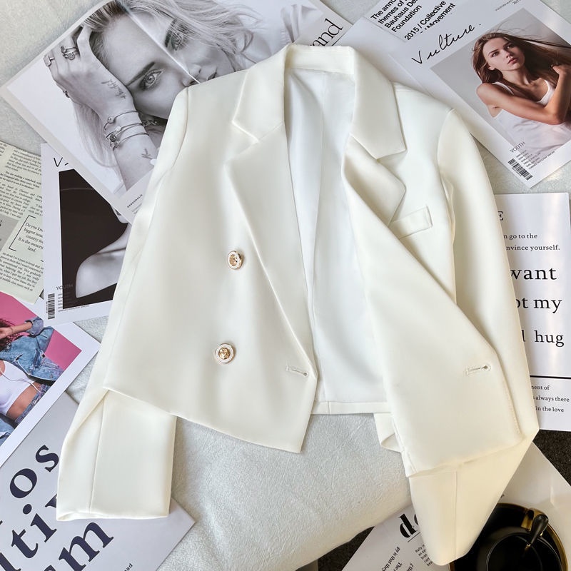 Áo Khoác Vest Tay Dài Màu Sắc Thời Trang Dành Cho Nữ