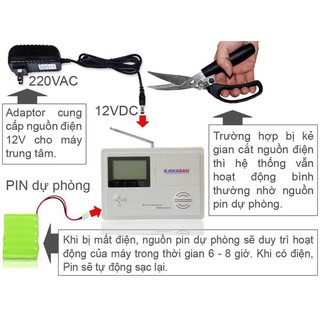 BÁO ĐỘNG KHÔNG DÂY KAWASAN KW-261