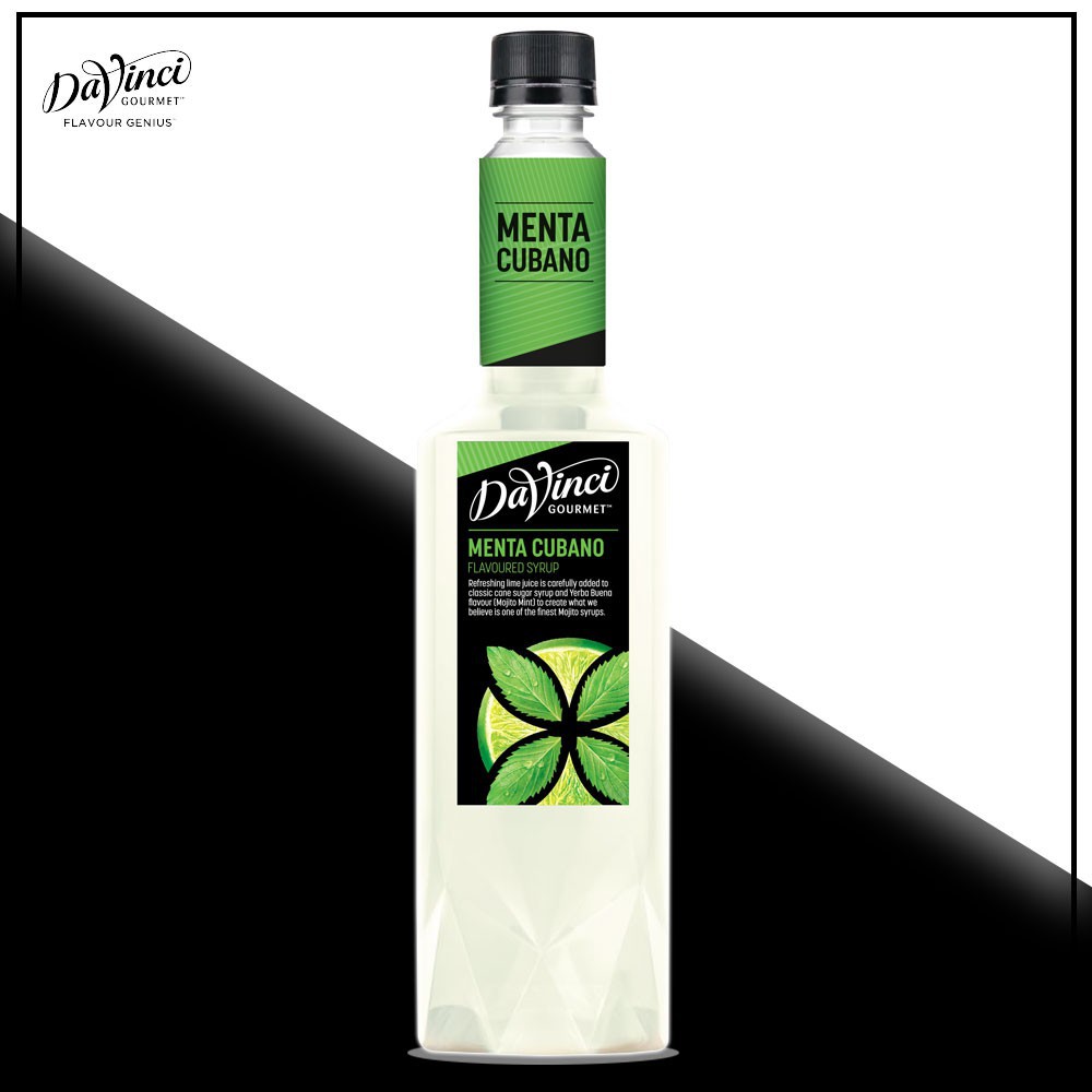 DVG  Menta Cubano (Chanh bạc hà) Syrup 750ml -Siro Chanh Bạc Hà DVG chai 750ml