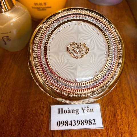 [TẶNG 2 LÕI] Bộ phấn nước đông y whoo vàng Whoo GongJinhYang Mi Luxury Golden Cushion - nội địa Hàn Quốc