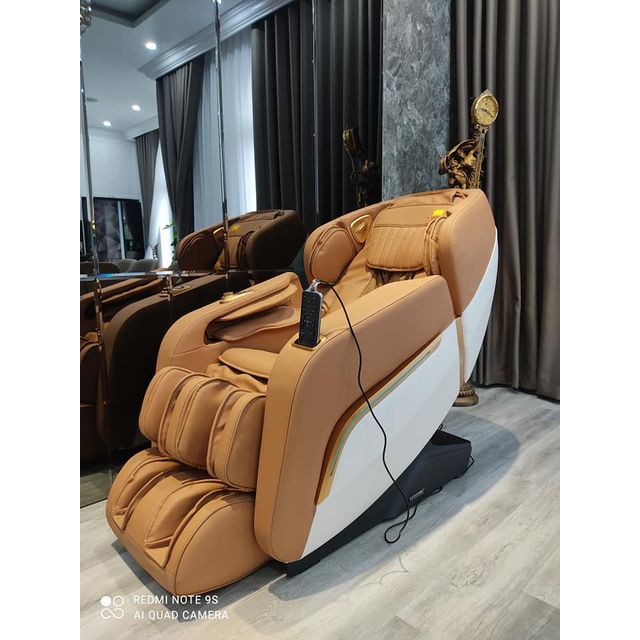 Ghế massage KINGSPORT G60 - Ghế mát xa tự động mát xa đa năng, con lăn chân êm ái