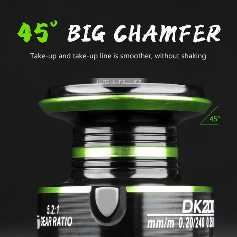 Máy Câu Cá Deukio Max Drag 18kg 5.2: 1 2000-7000 Chuyên Nghiệp