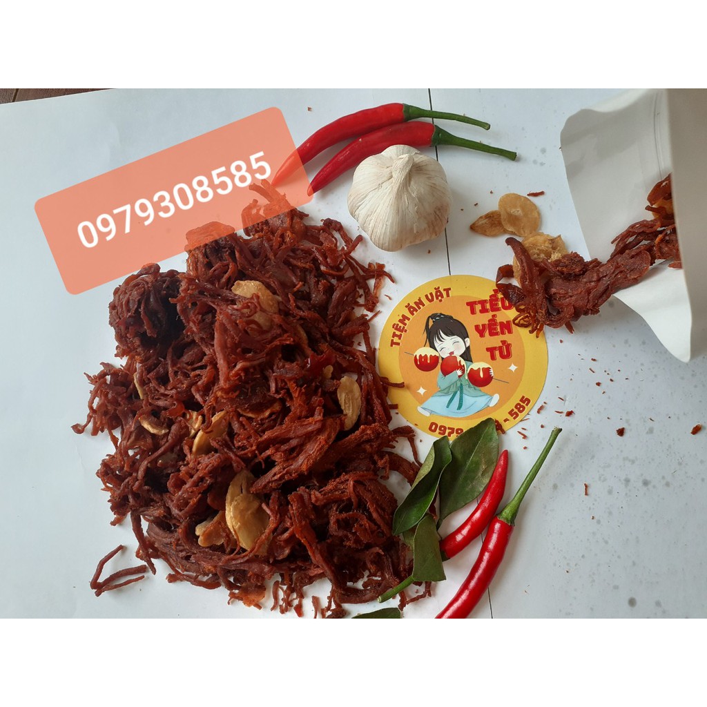 Khô heo, khô lợn ngập bơ tỏi  100gr Loại 1 mềm ngon, đồ ăn vặt Hà Nội | BigBuy360 - bigbuy360.vn