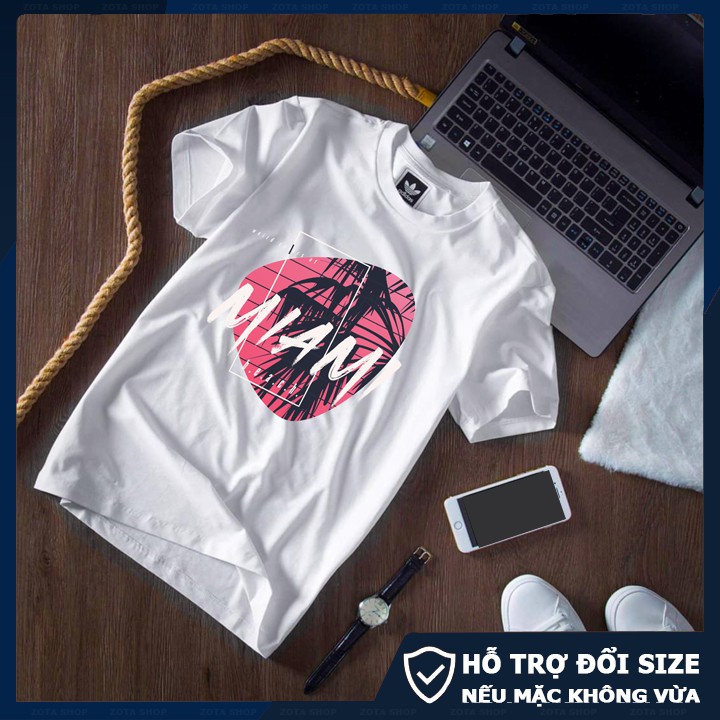 Áo thun nam cộc tay❤️ Freeship 50K❤️ Kiểu dáng thể thao Miami CZ55 | BigBuy360 - bigbuy360.vn